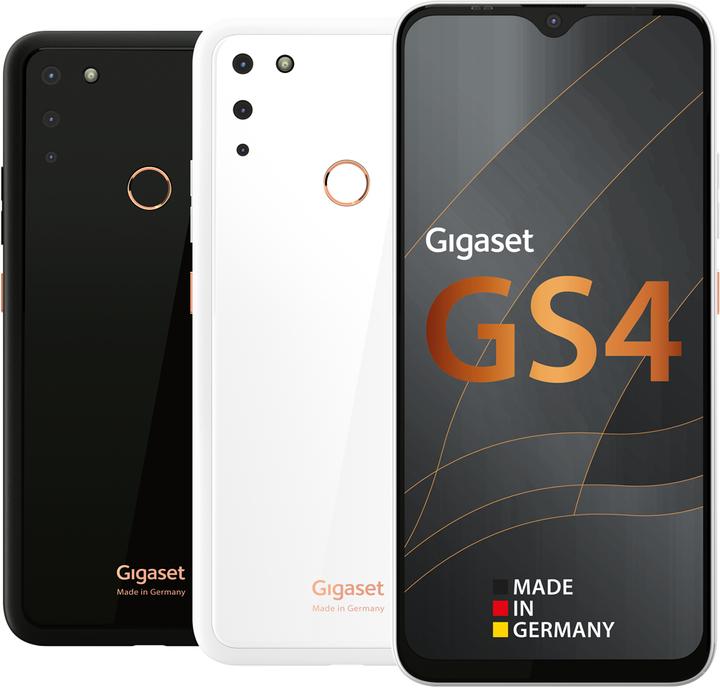 Image du produit Gigaset GS4 (64 Go, Blanc pur, 6.30", Double SIM + SD, 16 Mpx, 4G)