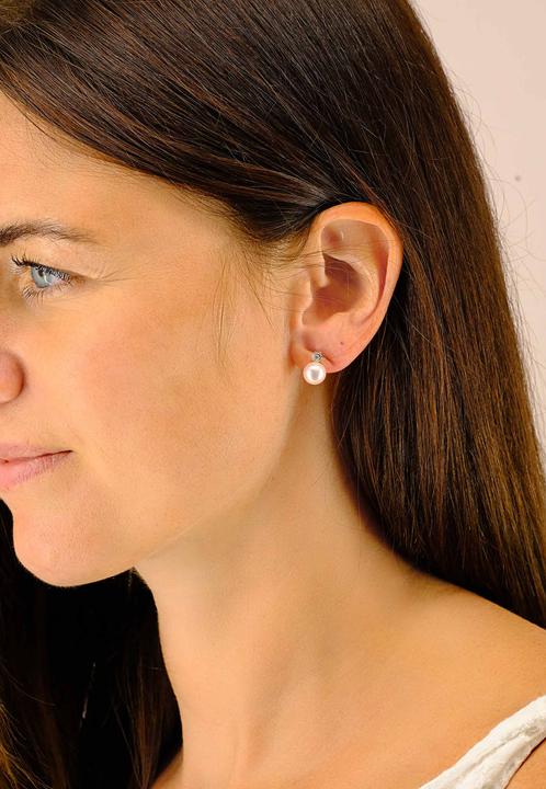 Image du produit Muau Boucles d'oreilles (750 Perle Akoya)