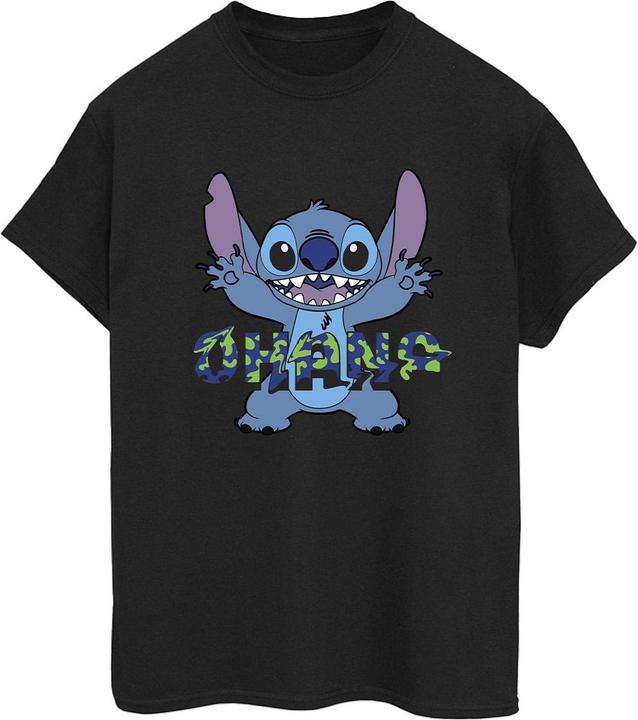 Image du produit Disney - T-shirt LILO AND STITCH OHANA BLUE GLITCH - Femme (3XL)