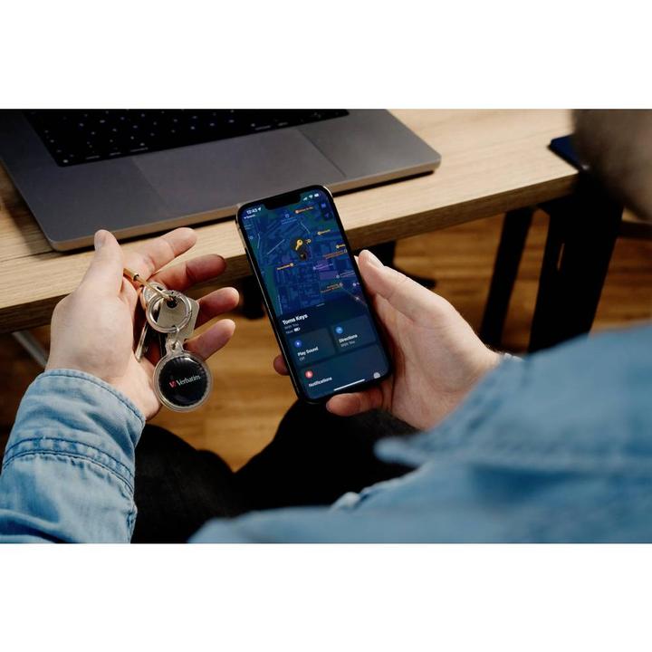 Immagine prodotto Verbatim My Finder Coin, nero Bluetooth Item Finder 32133 (iOS)