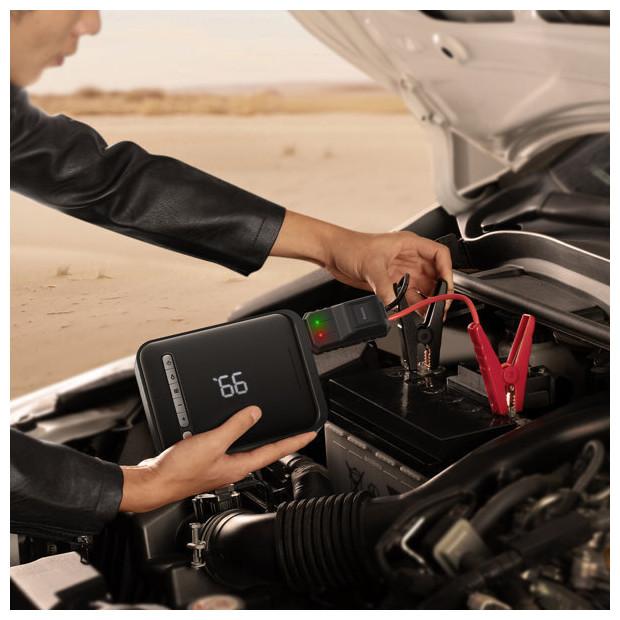 Actual product image Baseus External Battery/Starter + Compressor 2in1 Super Energy Car Jump Starter, 8000mAh, 1000A USB (8000 mAh)