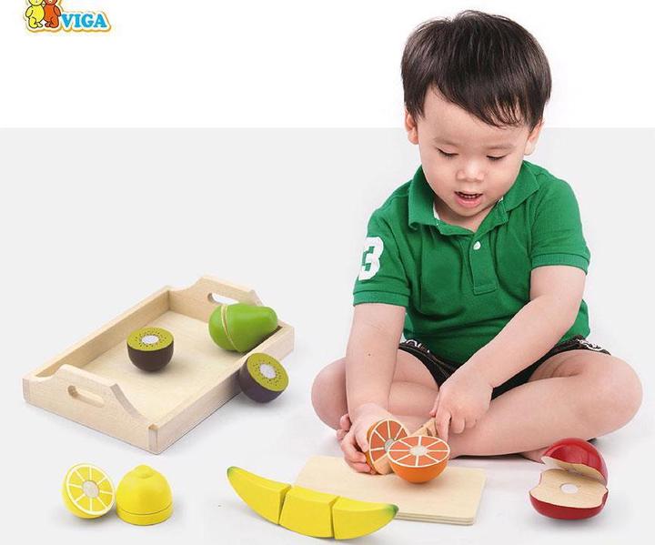 Immagine prodotto Viga Toys Set di frutta da tagliare