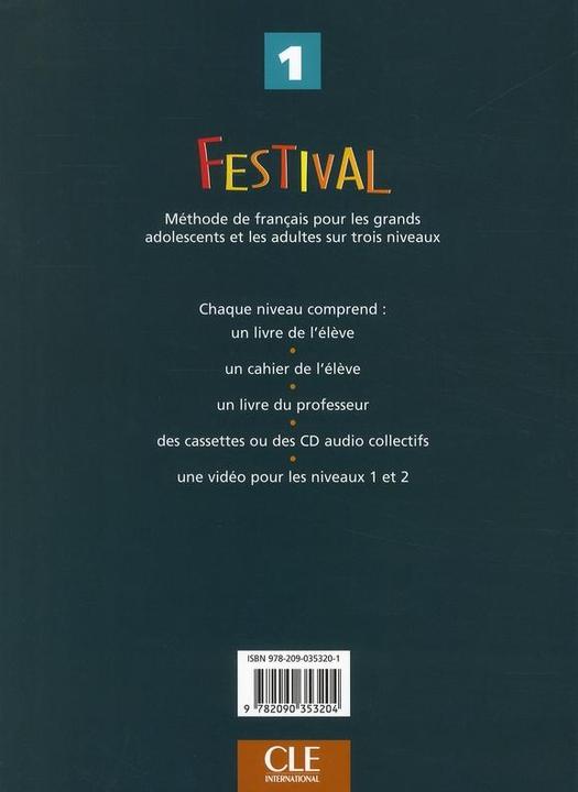 Image du produit Festival 1, méthode de français : livre de l'élève (Français, Poisson-Quinton S., Mahéo-Le Coadic M. et al., 2005)