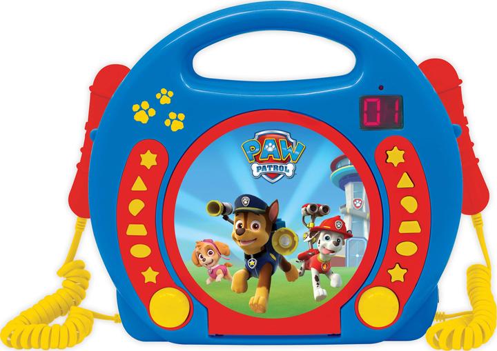 Actual product image Lexibook CD Player with Microphones Paw Patrol