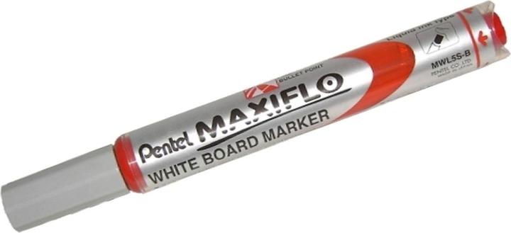 Immagine prodotto Pentel Marcatore Per Lavagna Bianca Maxiflo (Rosso, 2 mm, 1 x)
