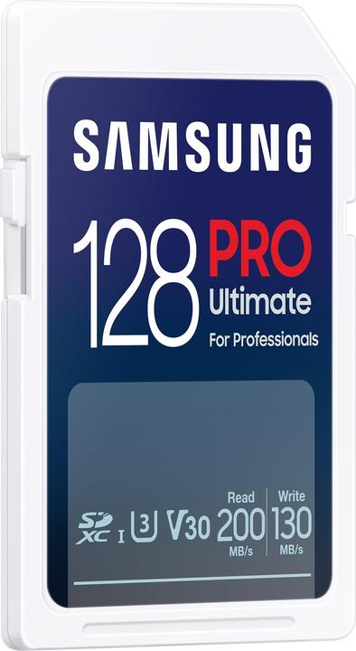 Actual product image Samsung PRO Ultimate (128 GB, SDXC, U3, UHS-I)