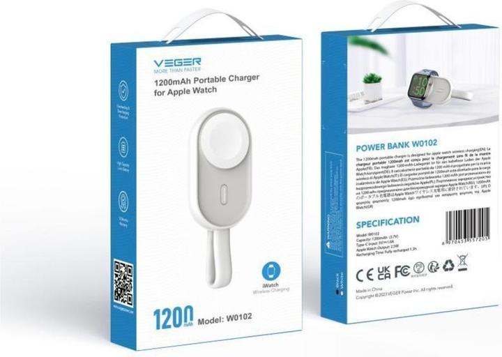 Produktbild Veger Pomme (1200 mAh, 2.50 W, 4440 Wh)