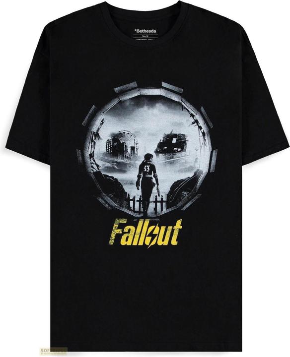 Difuzed Fallout - Vault 33 - Into The Wasteland - Short Sleeved T-shirt - 2XL (XXL)