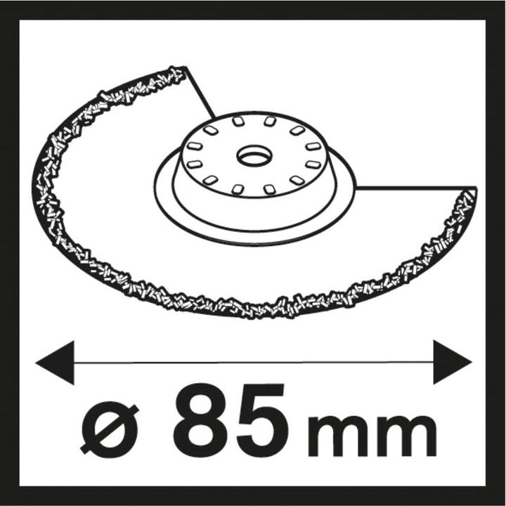 Produktbild Bosch Professional Zubehör Carbide-RIFF Segmentsägeblatt ACZ 85 RT3, 85 mm, 1er-Pack