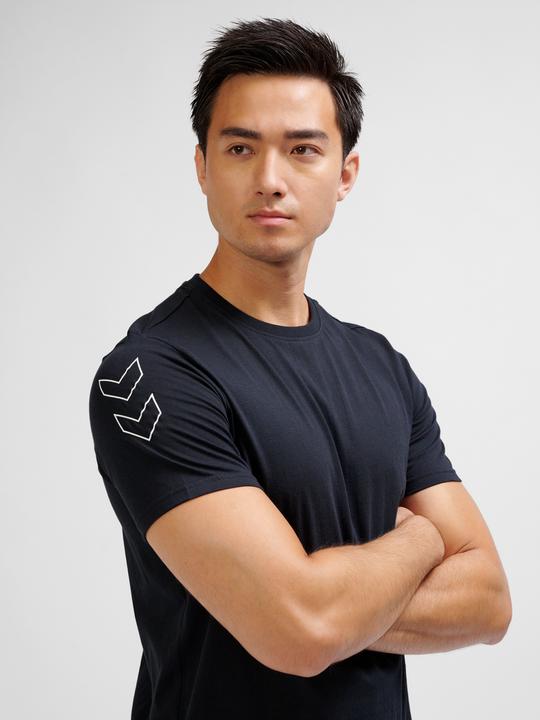 Actual product image hummel Hmlelemental Chevron Cotton Tee (XL)
