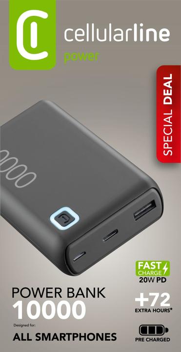 Immagine prodotto Cellularline ESSENCE TURBO 10000 (10000 mAh, 20 W)