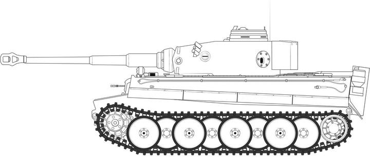 Immagine prodotto Airfix Kit carro armato Tiger 1, prima versione 1:35
