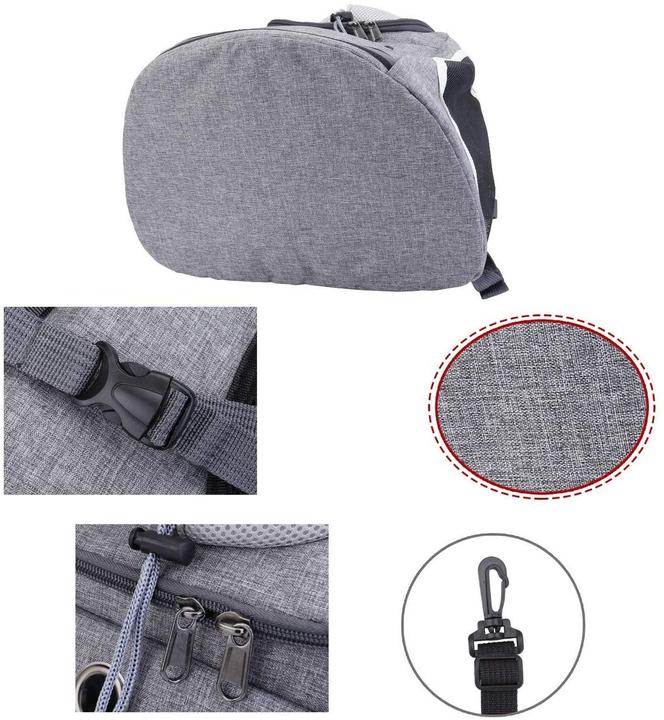 Produktbild Filhome Hunderucksack (Grau) (Hund, Atmungsaktiv)