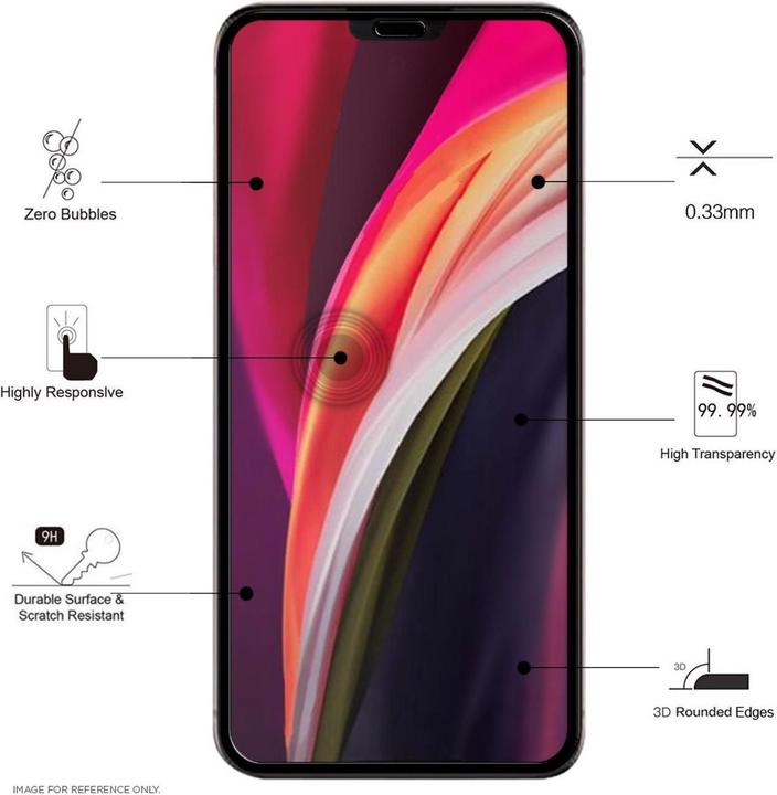Immagine prodotto Eiger Mountain Glass Clear Edge (1 Pezzo/i, Apple iPhone 12, Apple iPhone 12 Pro)