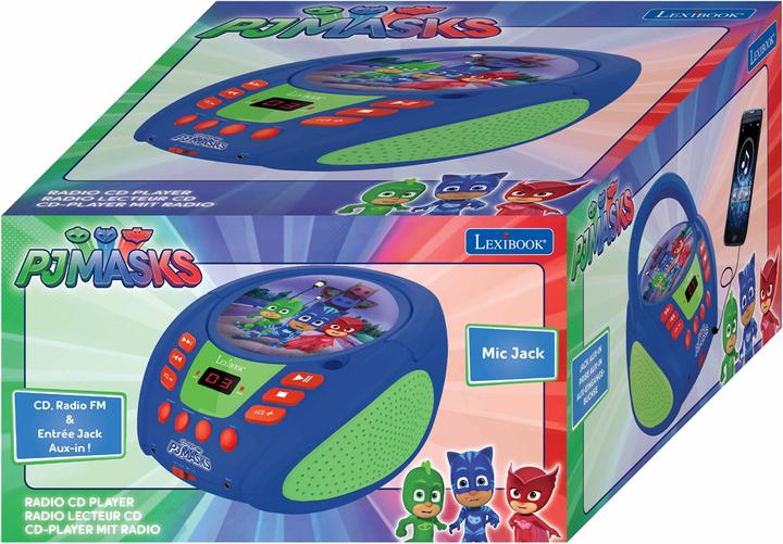 Actual product image Lexibook Radio CD Player PJ Mask