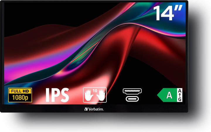 Actual product image Verbatim PMT-14 (1920 x 1080 pixels, 14")