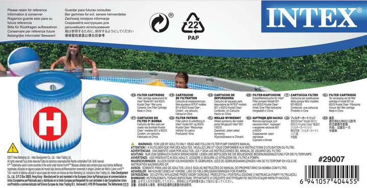 Image du produit Intex Cartouche filtrante H