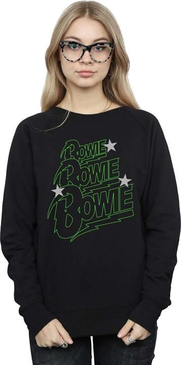 Produktbild David Bowie Multiple Neon Logo Sweatshirt (M)