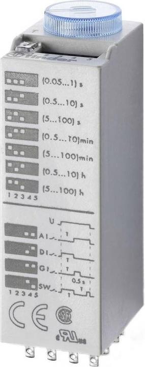 Produktbild Finder Zeitrelais Multifunktional 24 V/DC 24 V/AC 1 St. 85.04.0.024 Zeitbereich 0