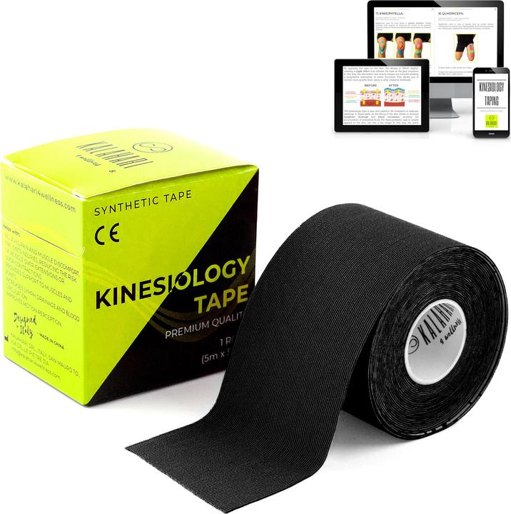 Produktbild Kalahari 4 Wellness Kinesiologie Tape - Kinesio Schwarz