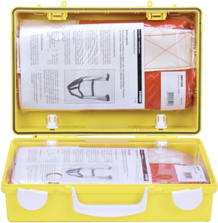 Actual product image Söhngen First aid case SN-CD Dimensions: 31 x 21 x 13 cm (W x H x D) Colour: yellow (First aid set accessories)