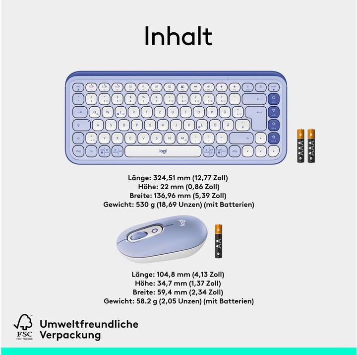 Produktbild Logitech POP Icon Combo (CH, Kabellos)