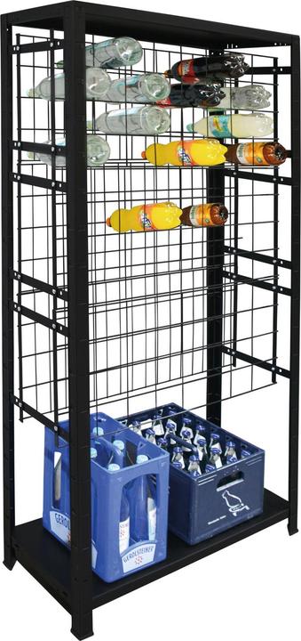 Image du produit Schulte Regalwelt Rayonnage de base pour vin, 96 bouteilles, tablette incluse (80 x 180 x 35 cm)
