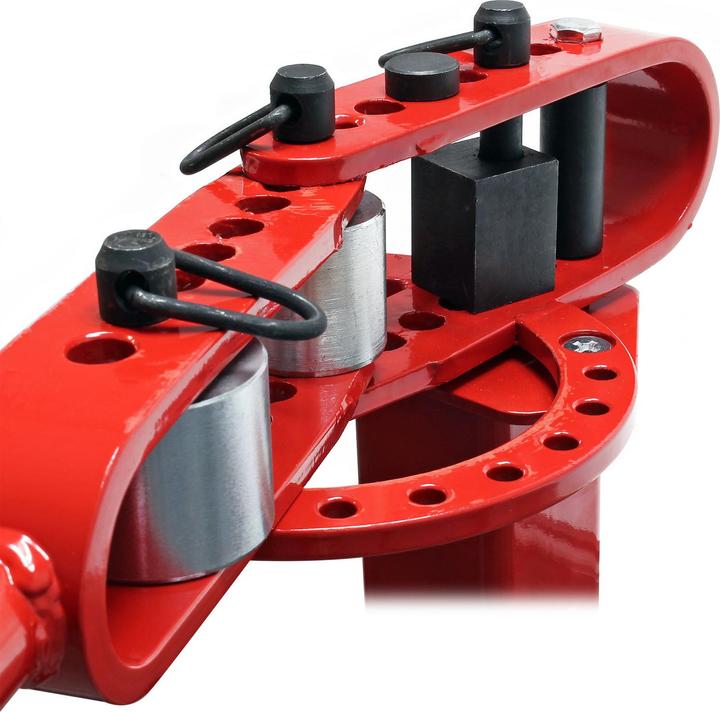 Immagine prodotto Wiltec Cintreuse manual de tubes Presse à cintrer pour acier plat, rond & carré Outil universel (49.20 mm)