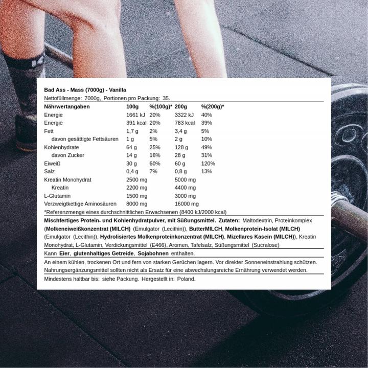 Actual product image Bad Ass Mass (Vanilla, 7000 g)