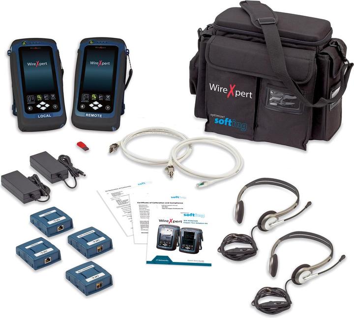 Actual product image Softing Psiber) WireXpert 500 LAN Copper Cable Certifier - Class D, E, EA