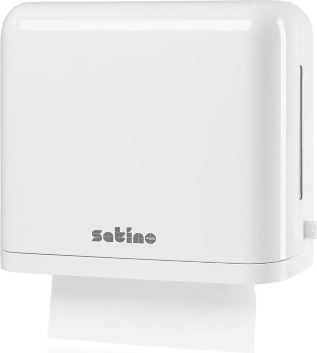 Actual product image Wepa Towel dispenser Dimensions: 33 x 29 x 15 cm (W x H x D) Material: plastic