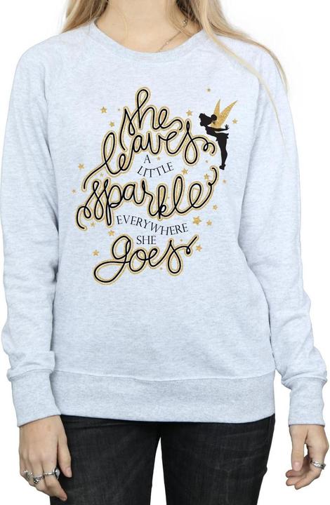 Actual product image Disney Womens/Ladies Tinkerbell Stars Sweatshirt (S)