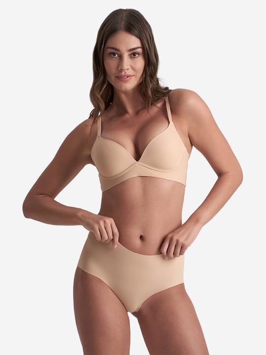 Actual product image Bye Bra Invisible High Brief Nude + Black L (L, pack of 2)
