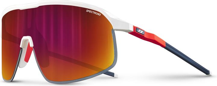 Fluo orange, Bleu, Blanc
