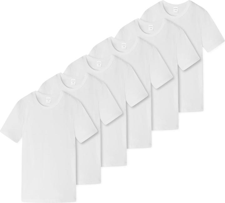 Image du produit Schiesser Pack de 6 teens boys - 95/5 Organic Cotton T-shirt / maillot de corps (140)