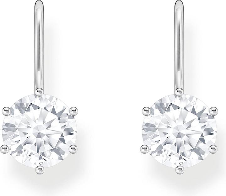 Image du produit Thomas Sabo Boucles d'oreilles avec grand zircon blanc Argent (Argent sterling 925)