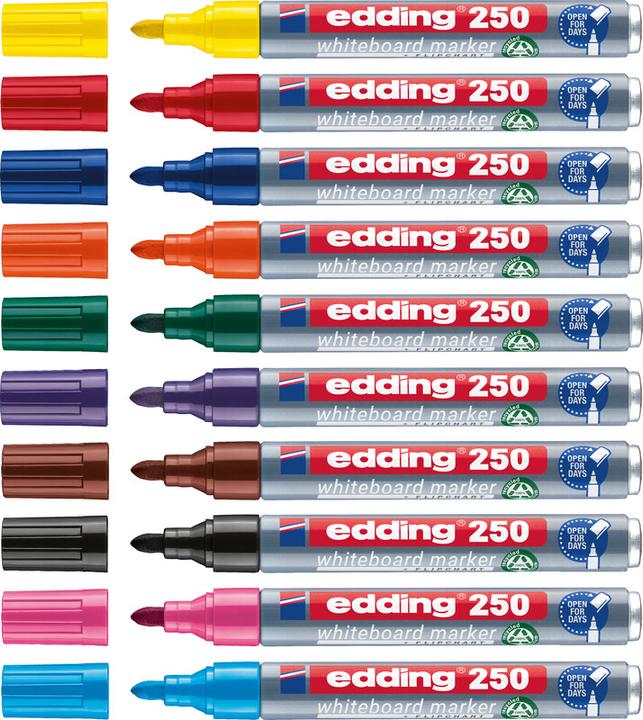 Actual product image Edding 250 (Multicoloured, 3 mm, 4 x)