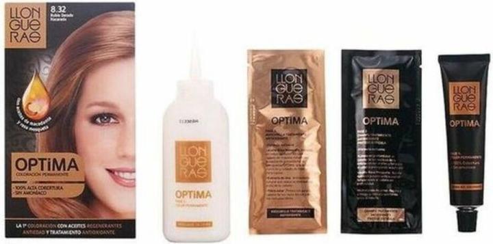 Produktbild Llongueras OPTIMA hair colour #8.32-light blond natural (8.32)