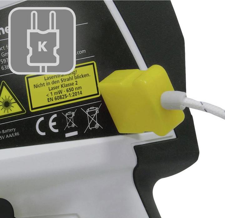 Image du produit Laserliner Thermomètre infrarouge ThermoSpot XP (-40°-1500°C50:1, type K, USB, BLE)