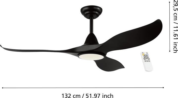 Immagine prodotto EGLO Ventilatore da soffitto a LED (46 dB)
