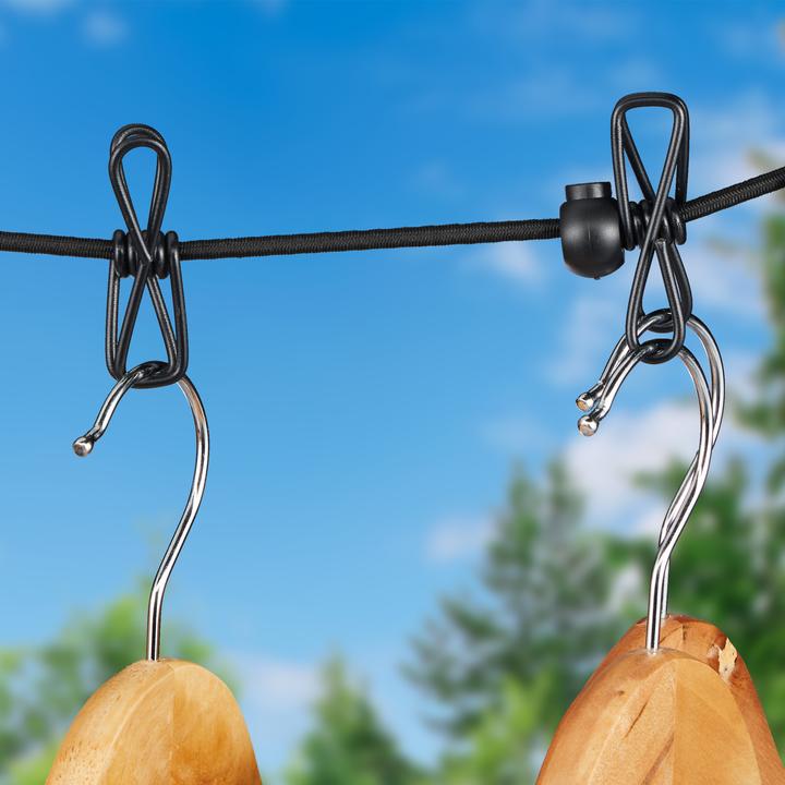Actual product image Relaxdays 3x travel clothesline (3.60 m)