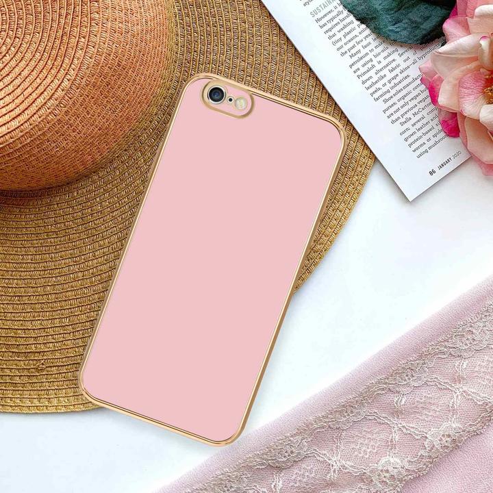 Productafbeelding Cadorabo Hoesje voor Apple iPhone 6 PLUS / 6S PLUS in TPU met camerabescherming LM130 Style (Apple iPhone 6 Plus)