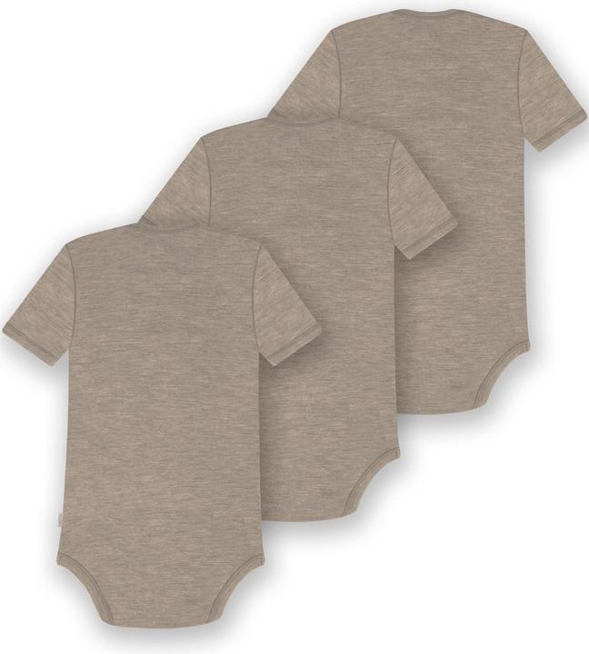 Image du produit Normani Lot de 3 body bébé mérinos manches courtes "Tauranga" - 9291 (98)