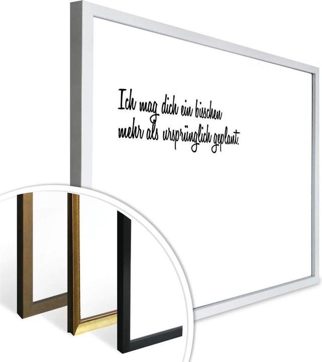 Actual product image Trenddeko I like you a little more (24 x 30 cm)