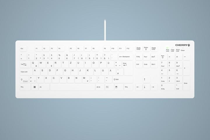 Actual product image CHERRY AK-C8112 MEDICAL KEYBOARD WHITE (CH, Cable)