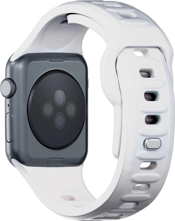 Immagine prodotto 3MK Cinturino in silicone biały/white dla Apple Watch 42/44/45/49mm (Silicone, Acciaio inossidabile)