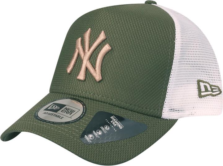 Produktbild New Era Trucker Cap - DIAMOND New York Yankees oliv