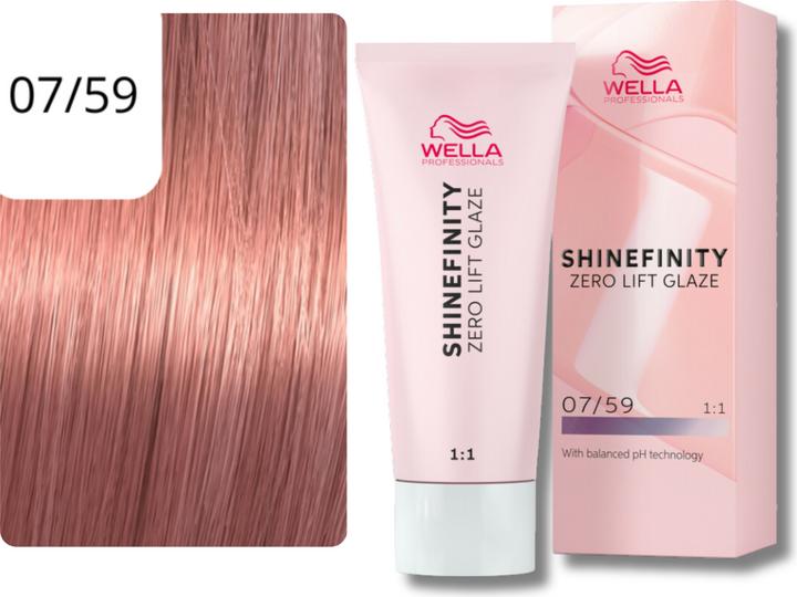 Actual product image Wella Shinefinity (07, 59 - Strawberry Wine)
