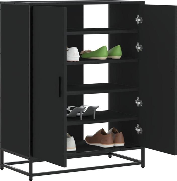Actual product image VidaXL Shoe cabinet Shoe rack Shoe rack Shoe storage Hallway Black