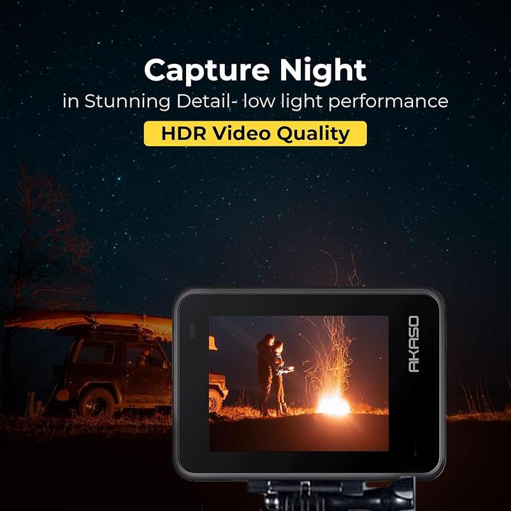 Actual product image Akaso Brave 8 Lite Action Camera Lcd (Wi-Fi)